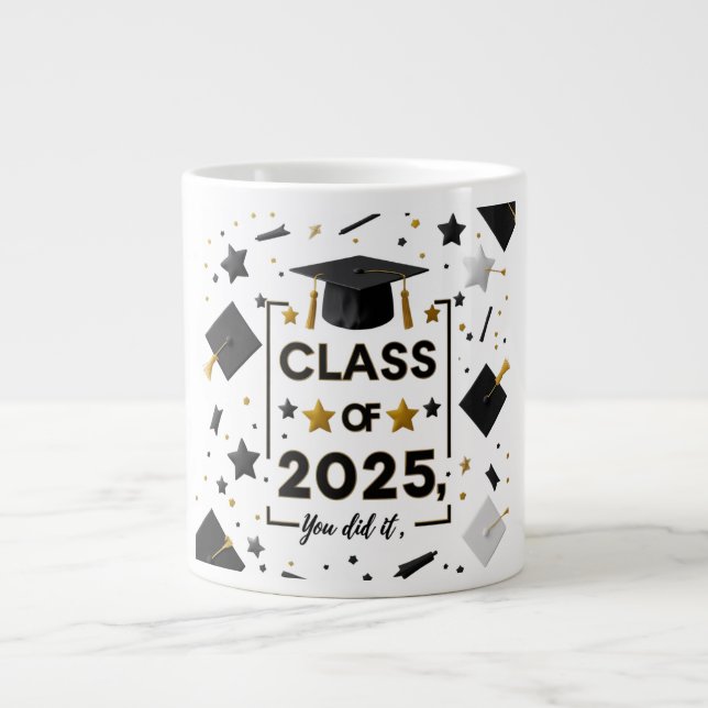 Classe de 2025 Jumbo Graduation Mug (Devant)