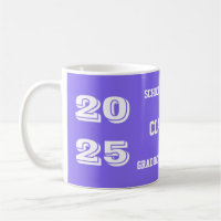 Classe de 2025 Slate Blue Graduation Mug par Janz