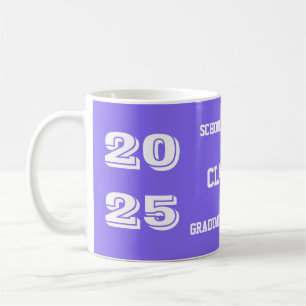 Classe de 2025 Slate Blue Graduation Mug par Janz