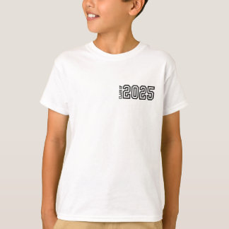 Classe de 2025 t-shirt de remise de diplômes pour 