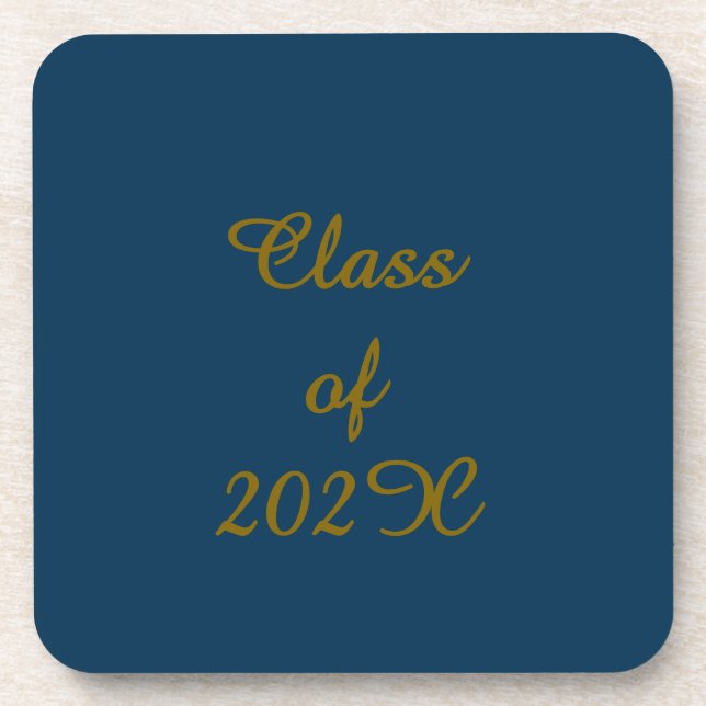 Classe de 202X Graduation dessous de verre en plas (Devant)