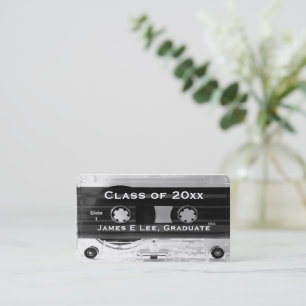 Classe de 20xx Graduation Audio Cassette Cartes de