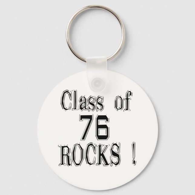 Classe de '76 Rocks ! Porte-clés (Recto)