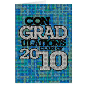 classe de conGRADulations de carte de 2010 bleus