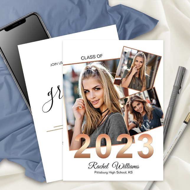 Classe de Faire-part de la fête des diplômés 2023 (Créateur téléchargé)