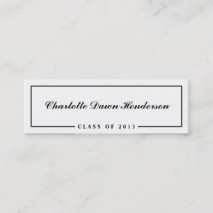 Classe de frontière de carte nominative de