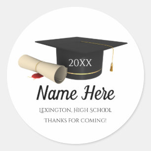 Classe de graduation de 2024 Favor Sticker Seals