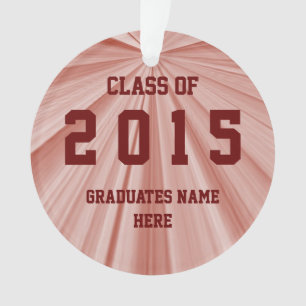 Classe de l'ornement 2015 rond marron