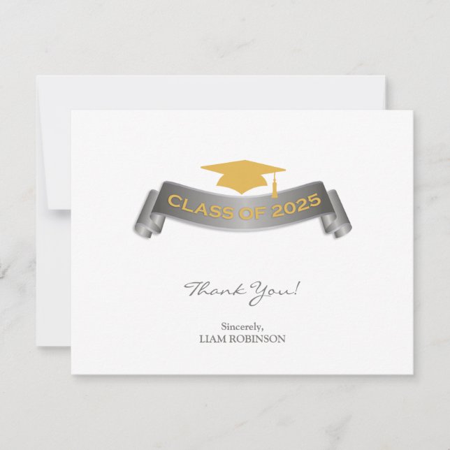 Classe de Merci de 2025 - Carte de Graduation (Devant)