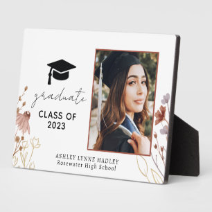 Classe De Plaque De Diplôme Photo Fleur sauvage 20