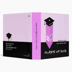 Classe de rose de classeur d'obtention du diplôme