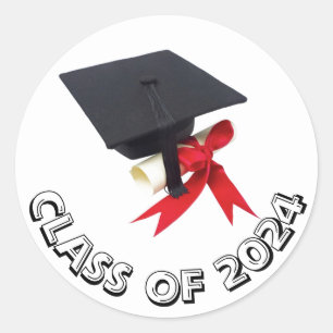 Classe de Sticker Casquette et Diplôme 2024 par Ja