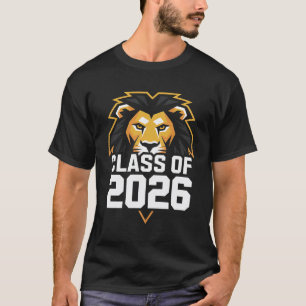 Classe de T-shirt Graduation 2026 - Bold Lion Masc
