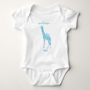 Classe de T-shirts Whimsical Giraffe Butterfly