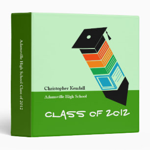 Classe de vert de classeur d'obtention du diplôme