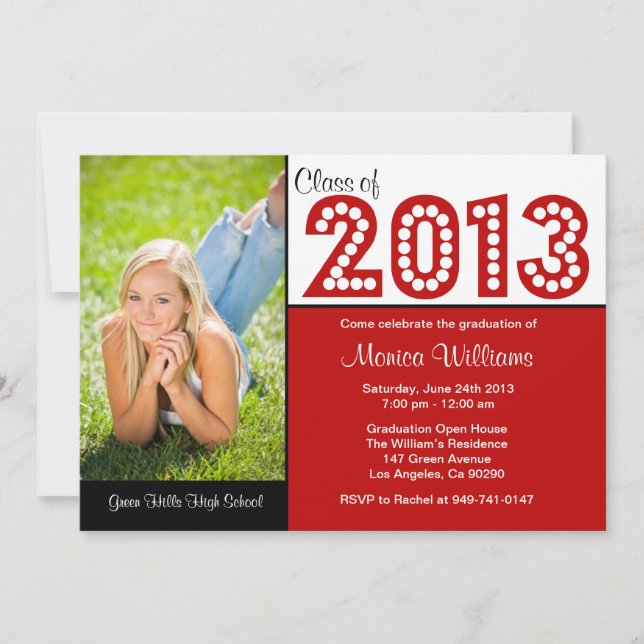 Classe des invitations du Parti de la graduation r (Devant)