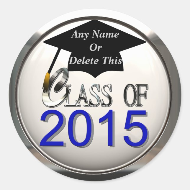 Classe Des Stickers Graduation 2015 (Devant)