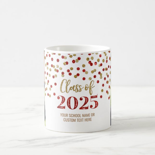 Classe d'or rouge de 2025 Coffee Mug (Centre)
