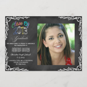 Classe du faire-part 2013 d'obtention du diplôme