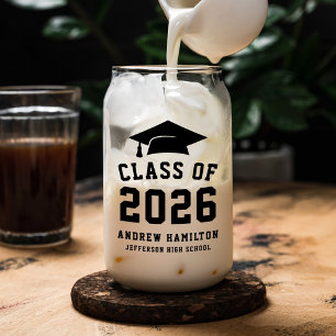 Classe moderne Bold Noire de 2025 Graduation