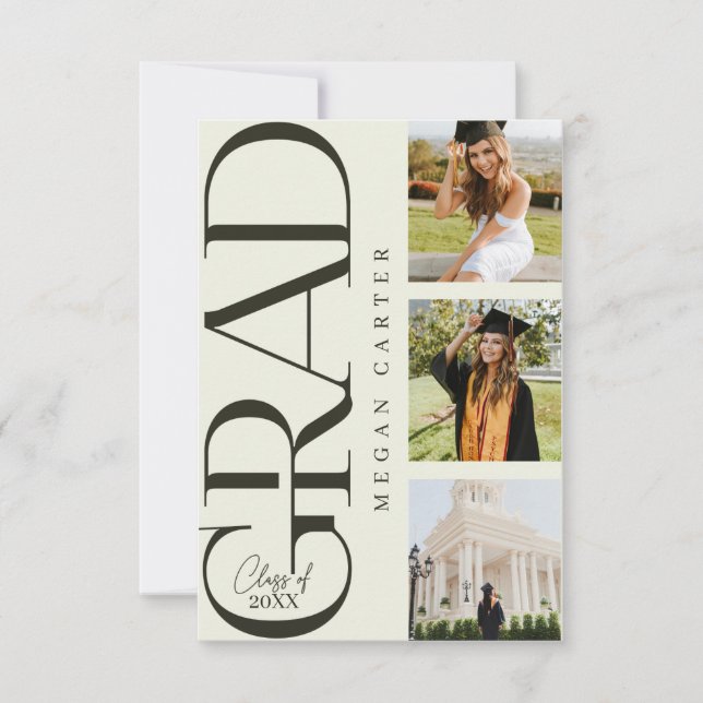 Classe moderne de 2025 Faire-part de diplôme (Devant)