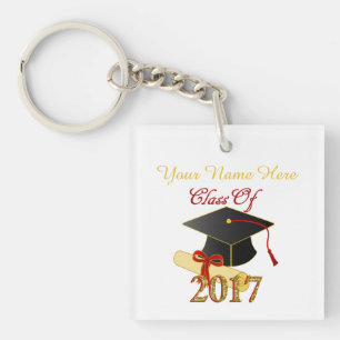 Classe personnalisée de 2017 porte - clés double