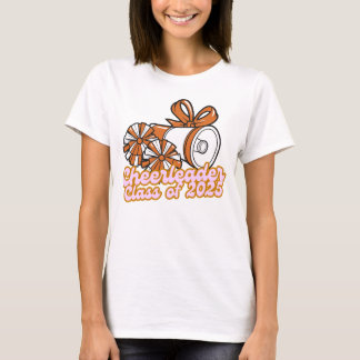 Classe pom-pom girl de T-shirt année senior 2025