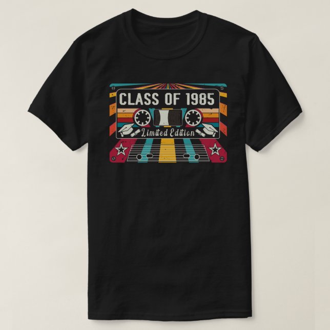 Classe rétro de T-shirt 1985 (Design devant)