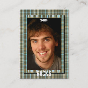 Classe supérieure Plaid de 2010 Carte photo