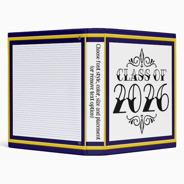 Classe Tat de 2026 Graduation 3 Cercle Classeur (Arrière-plan)