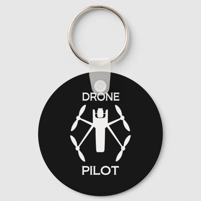 Classes Drone Pilot Keychain (Front)