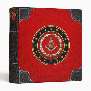 Classeur [100] Carré et boussoles maçonniques [3ème degré]