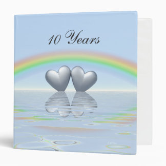 Classeur 10e anniversaire Tin Hearts