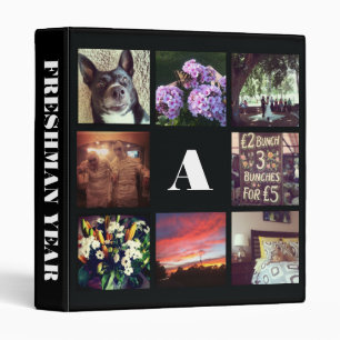 Classeur 17 Photos Instagram avec Monogramme et texte perso