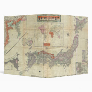 Classeur 1895 Meiji 28 Carte japonaise de l'Empire japonais