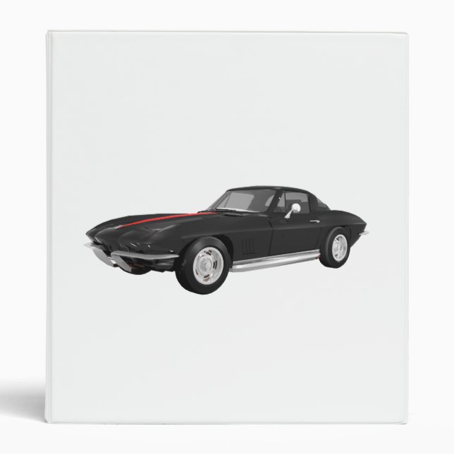 Classeur 1967 Corvette Sports Car : Noir Finition : Classeu (Devant)