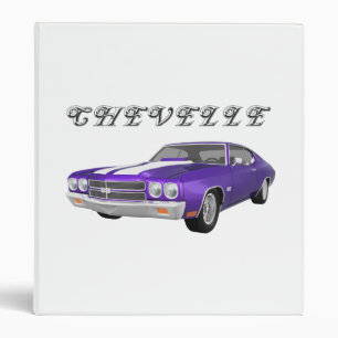 Classeur 1970 Chevelle Muscle Car : Finition violette : Cla