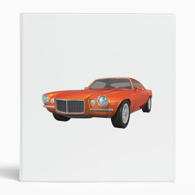 Classeur 1972 Camaro Z28 : Muscle Car : Orange Finish : Cla (Devant)