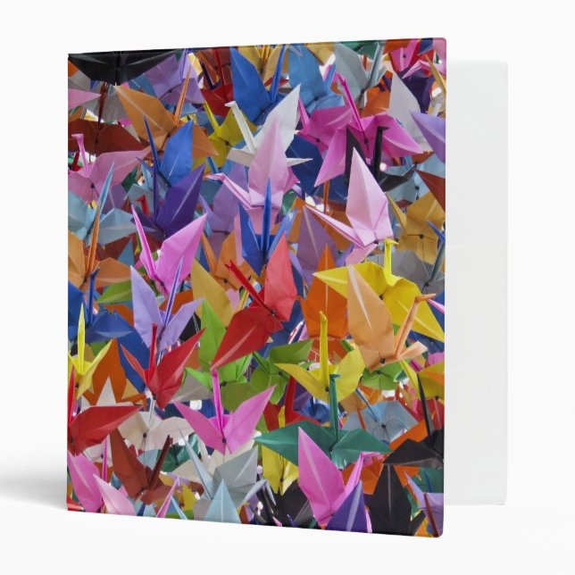 Classeur 1.000 origamis empaquettent la photo de grues (Devant/intérieur)