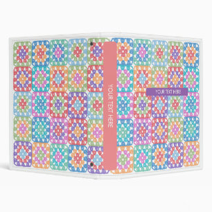 Classeur 1" Carrés de Grand-mère