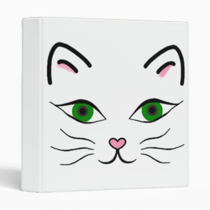 classeur 1" - Visage Kitty