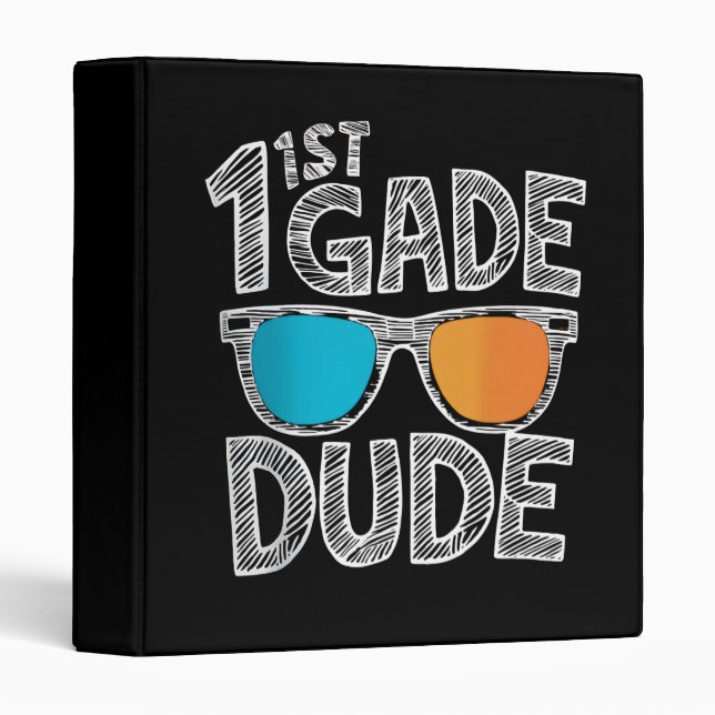Classeur 1ère année Dué Retour à l'école Étudiant de premiè (Devant/Côté)