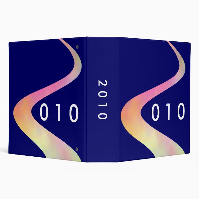 Classeur 2010 (2po) sur Bleu foncé 000066 (Arrière-plan)