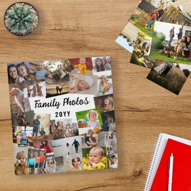 Classeur 27 Chevauchement des photos de famille Modèle de c (Créateur téléchargé)