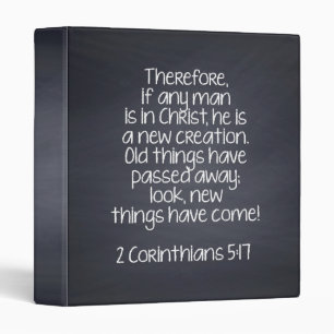 Classeur 2 Corinthiens 5:17 Bible Verse