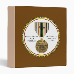 CLASSEUR 2 ÉTOILES DE CAMPAGNE PERSIAN GULF VETERAN