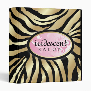 Classeur 311-Iridescent zèbre d'or - rose