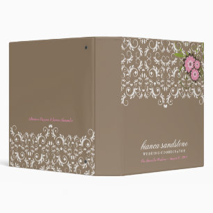 Classeur 311-Pink sable floral du Flourish