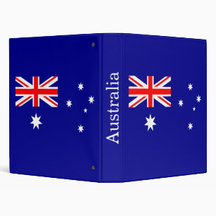 Classeur 3 anneaux Drapeau australien patriotique