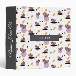 Classeur 3 anneaux motif animaux cobayes